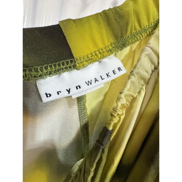Bryn Walker Wide Leg Flood Pants Size Small Cross-Dye Iridescent Linen Pockets - Picture 3 of 6